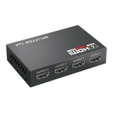 Splitter Hdmi 1x4 Activo 4 Salidas Tv Led Lcd 1080p Hd