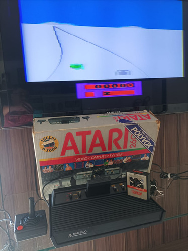 Console Atari 2600 Av C/ Caixa Serial Ler Descrição