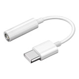 Adaptador Audio Usb C A Jack 3.5 Auxiliar Audífonos Pack 3