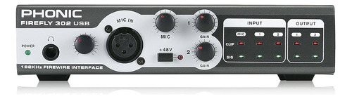 Phonic Firefly 302 Firewire Midi 5 In 6 Out Interface Audio