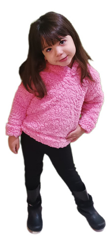 Blusa Teddy  Infantil Juvenil Lã Carneiro Inverno