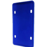 Funda Porta Placa Protectora Silicón Universal Pieza Azul