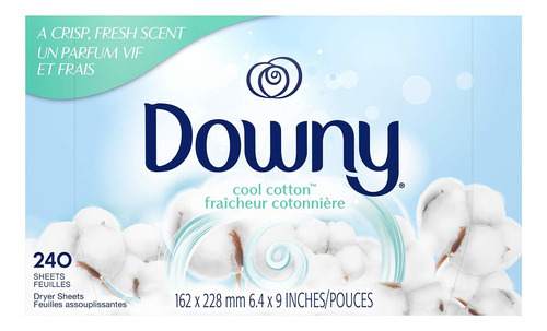 Tollas Para Secadora Downy Telas  240 Count Aroma Fresco