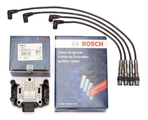 Kit Bosch Bobina + Cables Vw Crossfox / Suran Cross 1.6 8v