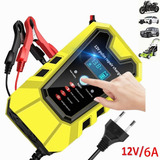 Cargador Batería Automóvil Moto Inteligente 12v Carga Rápida