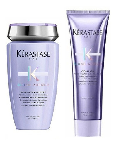 Kérastase Shampoo Bain Ultraviolet + Acondicionador Cicaflash Original Importado