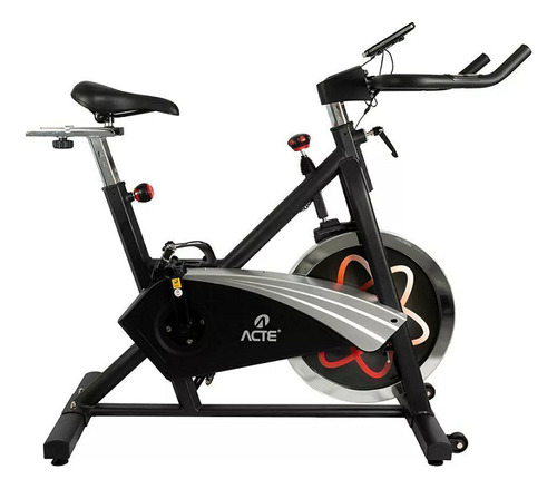 Bicicleta Spinning Magnética Acte Pro E27 Inércia De 18kg