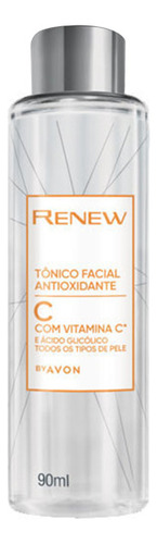 Avon Tônico Facial Com Vitamina C E Ácido Glicólico - 90ml