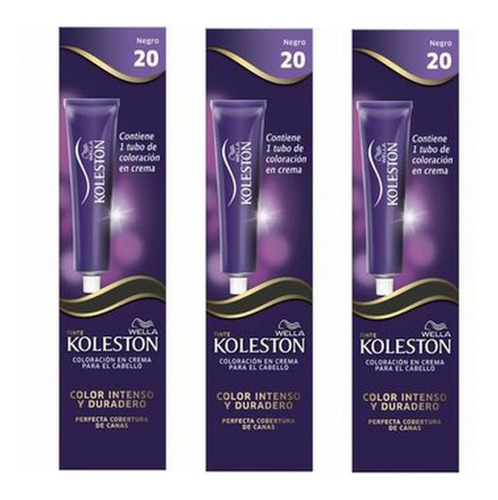 Tintura Wella Koleston Single Pack X 3 - Todos Los Colores