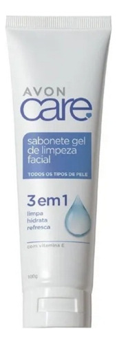 Sabonete Gel Limpeza Facial 3 Em 1 100g Vitmaina E