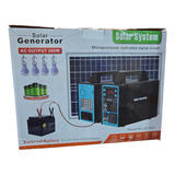 Generador Solar De 300wt 220volt De 20 A 100 Amp