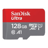 Memoria Flash Sandisk Ultra A1, 128gb Microsdxc Clase 10, Co