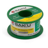 Rollo De Soldadura De Estaño Baku 10002 0.2mm X 50gr