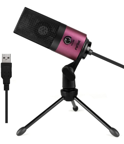 Microfono Usb Fifine K669 Condensador Para Grabacion En Pc
