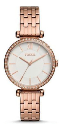 Reloj Fossil Bq3497 Oro Rosa Para Mujer 36 Mm