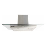 Campana Extractora De Cocina Maxims Hl9126es Ac. Inox. Y Cristal Isla 62cm X 90cm Acero Inoxidable 110v