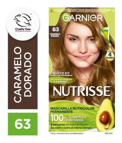 Nutrisse Coloración Permanente Tono 63 Clásico