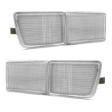 Juego  Par Faros P/ Vw Golf Estetico Delantero Cristal 1995 1996 1997 1998 1999