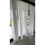 Cortina De Gasa De Algodon 100% Paloma Off White 150x220cm