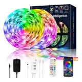 Tiras De Luces Led Control Por App Bluetooth Rgb 20m (2x10m)