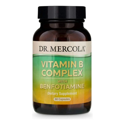 Complejo B Cápsulas Neutro Dr. Mercola Suplemento Vitamina 60 Unidades | Envío gratis