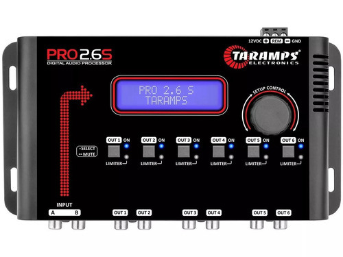 Processador Taramps De Audio Pro 2.6 Digital Crossover