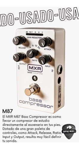Pedal Para Bajo Mxr M-87 Bass Compressor Usado