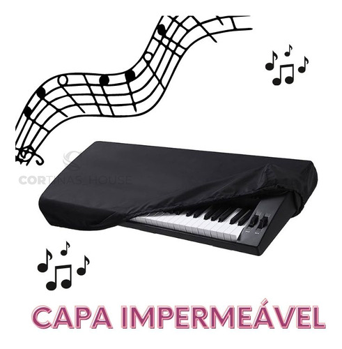 Capa Para Teclado 1,0x 0,45x15 - Yamaha, Korg, Roland