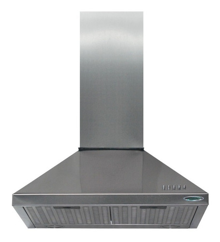 Campana Cocina Piramide 60 Led 3 Vel.acero Motor Turbo1000m3