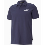 Polo Camiseta Puma Big Logo Azul Navy 