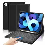 Capa C/ Teclado Mod Touchpad Para iPad 9ª Ger 10.2 Polegadas