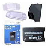 1 Adaptador + Protector + 1 Tapa De Psp 2000 3000 + Extra