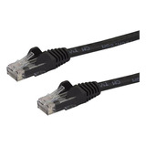 Cable De Conexión  cat6 Utp  libre De Enganches Negro