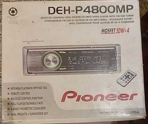 Estéreo Pioneer Deh P4800 Mp Y Deh P5800 Mp