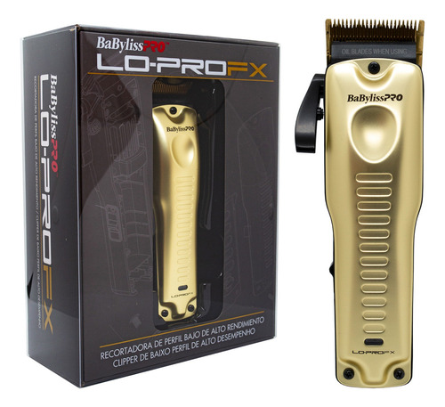 Babyliss Pro Lo-pro Fx Gold 825 Maquina Corte Cortadora 3c