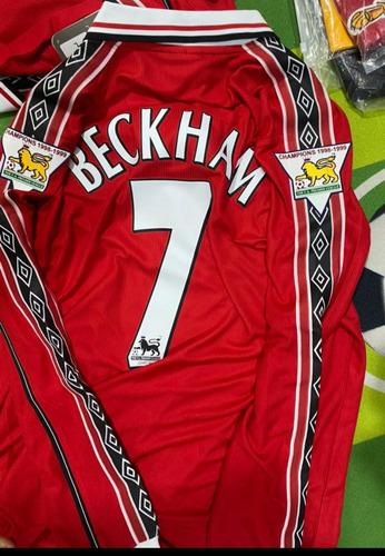Camisa Manga Longa Manchester United Beckham 