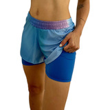 Short Running Gym De Mujer Con Calza Lady First