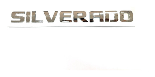 Emblema Silverado Letras Cromadas ( Tecnologia 3m) Foto 2