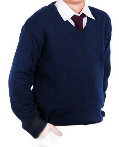 Sweater / Pullover Azul Colegial Aero     Talle 6 Al 18 Niño