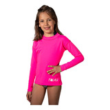 Remera Folau Manga Larga Lycra Proteccion Uv 50 Niños/as