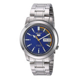 Seiko Relógio Masculino Snkk27 Seiko 5, Automático, Aço Ino