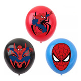 Kit De Globos De Spiderman Para Decoración De Cumpleaños