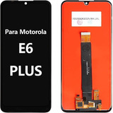 Tela Frontal Lcd Display Compativel Para Motolora E6 Plus