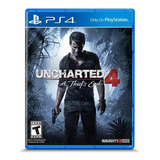 Uncharted 4: A Thief's End  Standard Edition Ps4 Físico