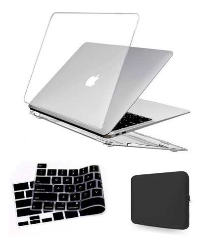 Kit Capa Macbook Air 13 A2337 Apple + Bag + Pelicula Teclado