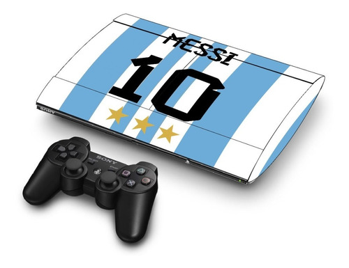 Skin Argentina Messi Playstation Combo Consola + Joystick