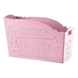 Organizador Paris 2l Rosa Plasvale