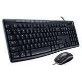 Kit Logitech Mk200 Teclado Y Mouse Multimedia Alambrico