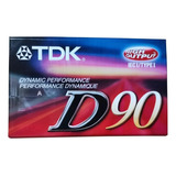 Cassette Tdk D90 Nuevos 3 Unidades Juntas De Audio