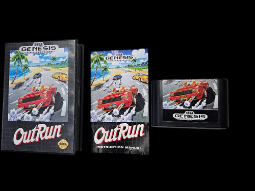 Outrun Completo En Caja Original Sega Genesis Local Mg